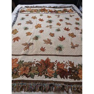 David Carter Brown 48 X 70 Inch  Fall Leaves Throw Autumn